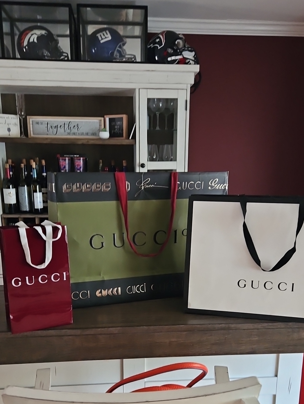 Gucci Shopping Bags - Set Of 3